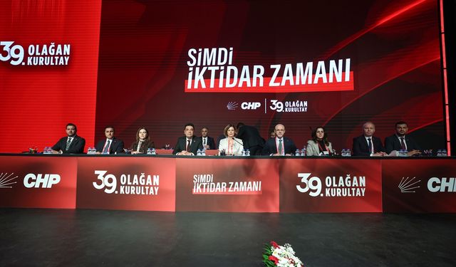 Özgür Özel CHP 39. Kurultayı'nda tek aday