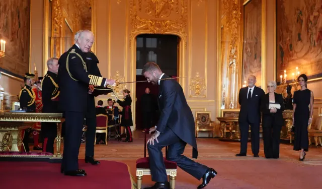 Huzurlarınızda Sir David Beckham!
