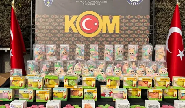 Kaçak oyuncak operasyonu... Hepsi 50 milyon lira değerinde