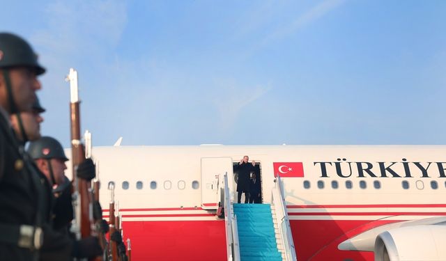 Cumhurbaşkanı Erdoğan'ın Azerbaycan yolculuğu başladı