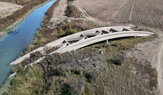 Seyhan Baraj Gölü kurudu: 100 yıllık köprü gün yüzüne çıktı