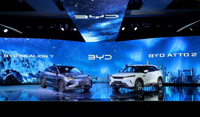 BYD Türkiye'de yeni elektrikli SUV modelini tanıttı