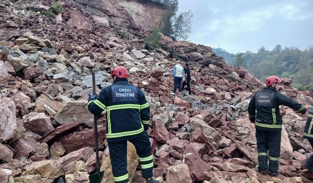 Ordu’da taş ocağında göçük oldu; Acı haber geldi