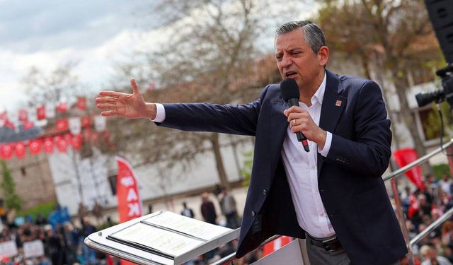 CHP lideri Özel’den Ordu’da Erdoğan eleştirisi: Beşi bir yerde!