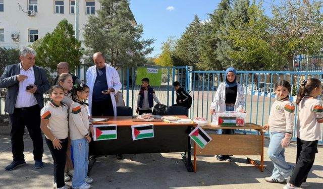 Diyarbakır’da öğrenciler Gazze için 1 milyon 287 bin lira topladı