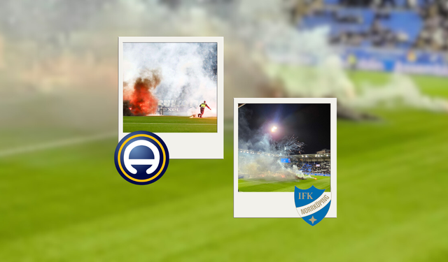 Taraftardan yanıcı madde saldırısı!