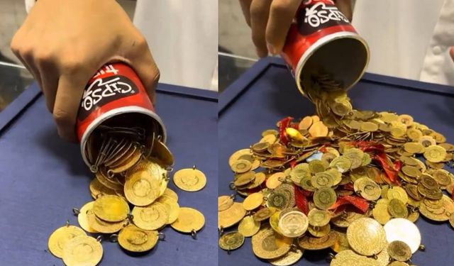 Sosyal medya bu görüntüleri konuşuyor! Cips kutusundan hazine çıktı