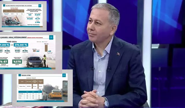 Trafikte yeni düzenleme! Bakan Yerlikaya detay verdi: 180 bin TL ceza 120 gün araç alınıyor