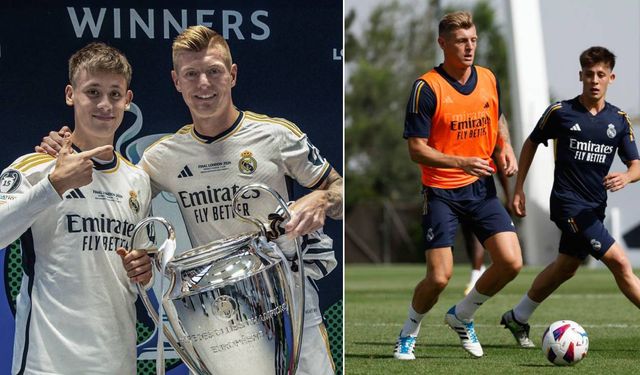Real Madrid efsanesi Toni Kroos'tan Arda Güler'e övgüler