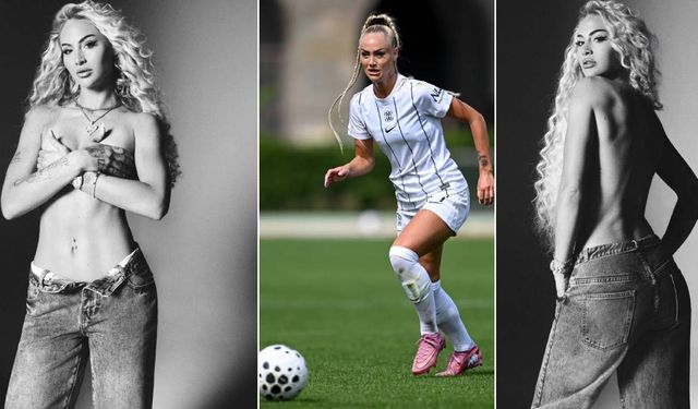 Alisha Lehmann'ın  yeni pozları tartışma yarattı