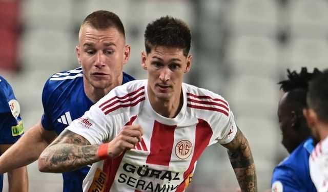Antalyaspor'lu futbolcu sözleşmesini feshetti!
