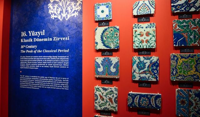 250 parçalık çiniler Topkapı Sarayı'nda sergileniyor