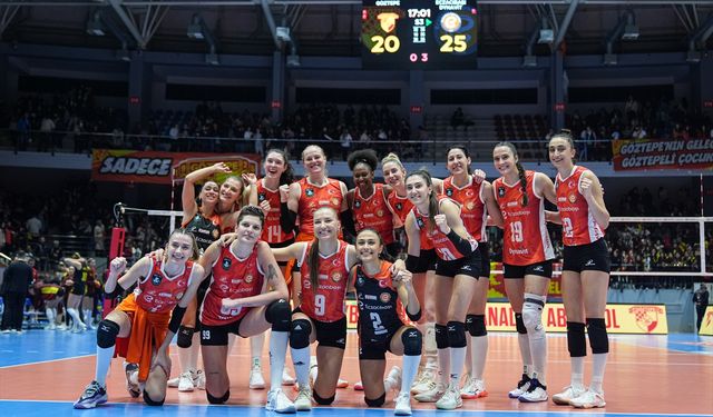 Eczacıbaşı Dynavit, deplasmanda Göztepe'yi 3-0 yendi