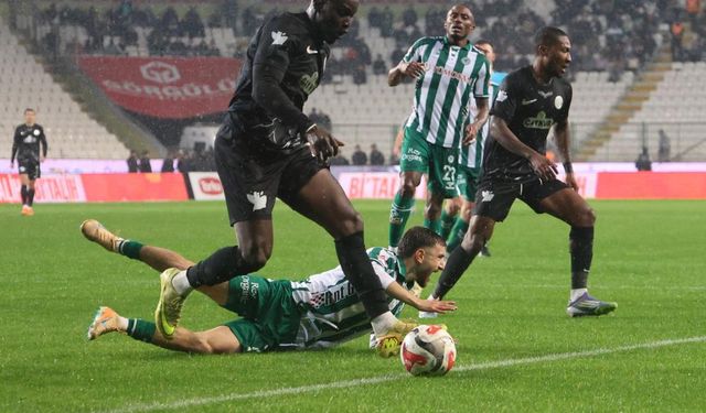 Konyaspor, Çaykur Rize puanları paylaştı: 1-1