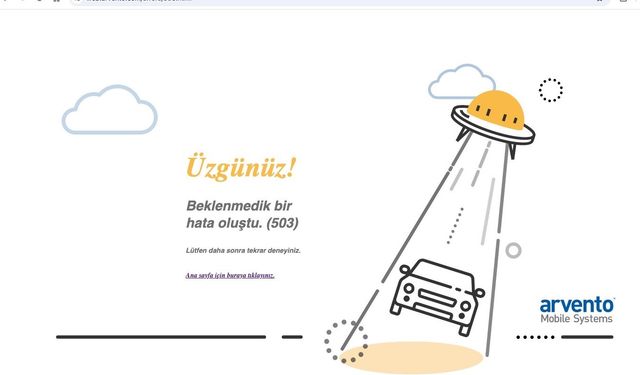 Araç takip sistemi Arvento çöktü