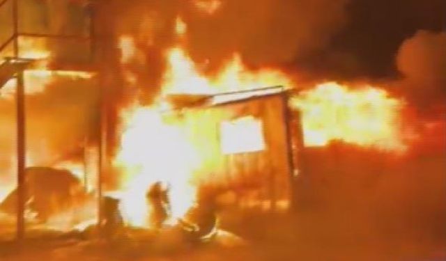 İşçilerin kaldığı konteynerda can pazarı