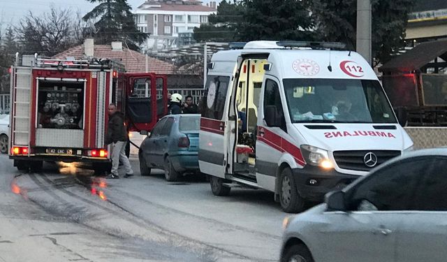 Bir anlık dalgınlık yangına sebep oldu