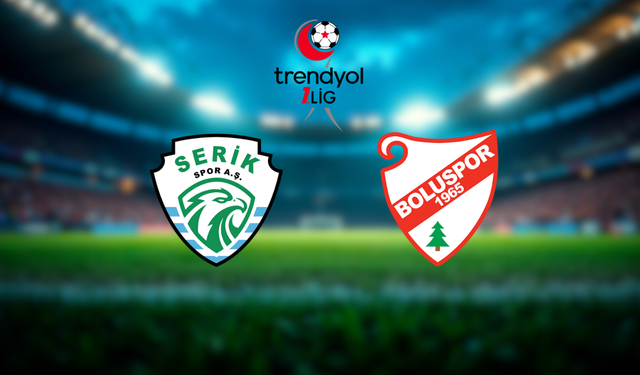Serikspor ile Boluspor ‘altı puanlık’ maçta kozlarını paylaşacaklar