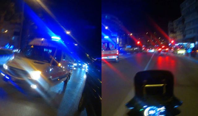 Trafik polisi gibi çalıştı! Yolu tek başına açtığı anlar gündem oldu