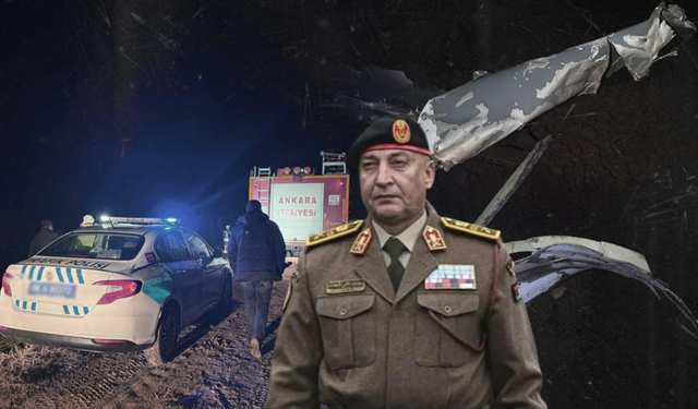 Libya askeri heyetinin uçak kazası: 1252 metre yükseklikte bütün olarak çarptı