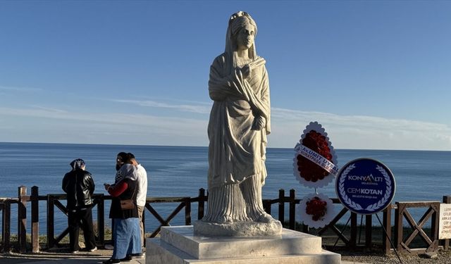 Plancia Magna heykeli Antalya'da açıldı!