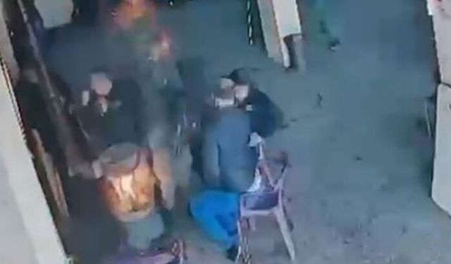 Sobaya dökülen mazot bomba gibi patladı