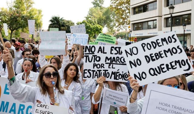 İspanya’da doktorlar greve başladı!