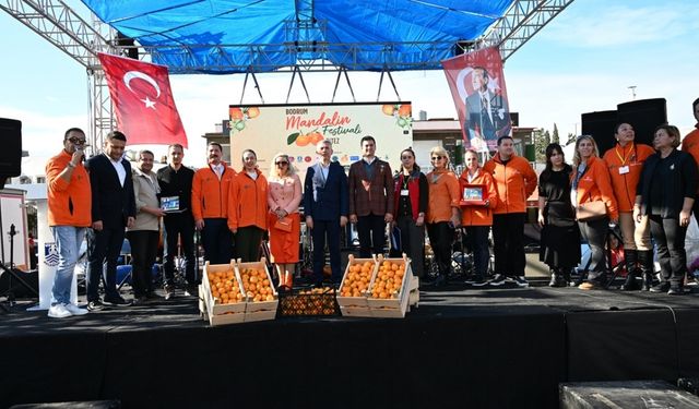 Muğla'da "Bodrum Mandalin Festivali" düzenlendi