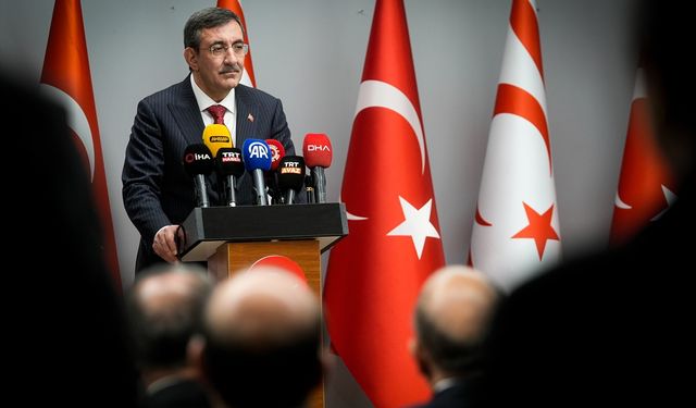 Cumhurbaşkanı Yardımcısı Cevdet Yılmaz'dan açıklamalar:  Kıbrıs Türkleri asla yalnız değildir