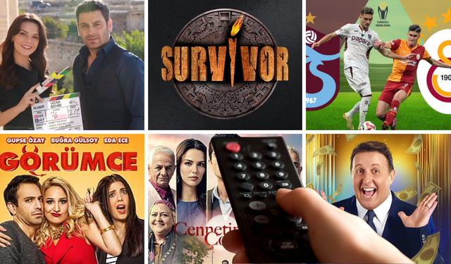 Tv yayın akışı 5 Ocak Pazartesi: Bugün televizyonda ne var? Hangi dizilerin yeni bölümü olacak? Survivor bugün var mı?