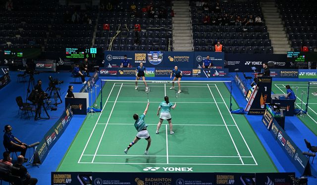Avrupa Kadınlar ve Erkekler Badminton Şampiyonası İstanbul’da başladı
