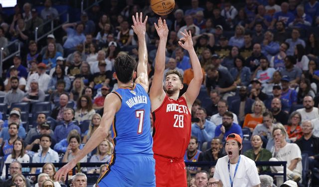 Alperen triple double yaptı; Houston lider OKC'yi devirdi