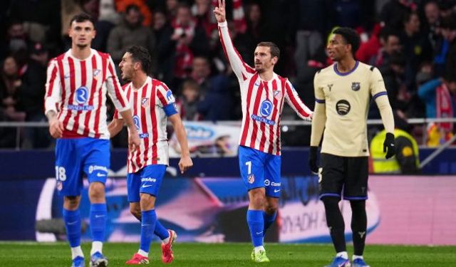 Atletico Madrid Barcelona'yı farklı skorla devirdi!