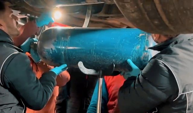 Tekirdağ’da yakıt tüplerine zulalanmış 24 kilo 500 gram skunk ele geçirildi