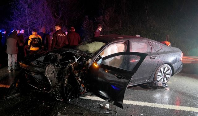 Beykoz'daki kazada bilanço ağır oldu su kanalına uçan araçta 1 ölü, 5 yaralı