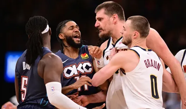 NBA'de Oklahoma Thunder evinde Denver'i uzatmalarda devirdi!
