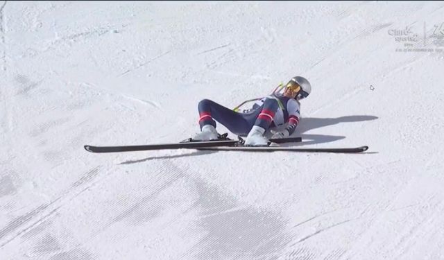 Lindsey Vonn Kış Olimpiyatları kayak yarışı sırasında kaza geçirdi, helikopterle hastaneye kaldırıldı