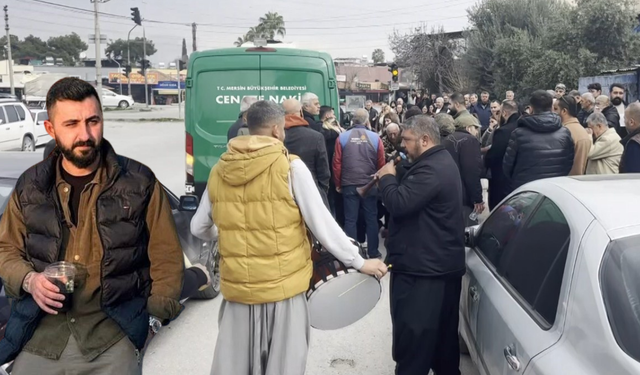 Tarsus'ta görenler gözlerine inanamadı: Cenaze konvoyunda davul zurna Sesi!