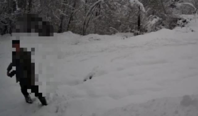 Kaçak avcı foto kapana takıldı: Tüfeğine el konuldu