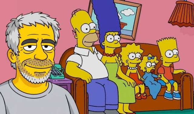 Simpsonlar'dan tüyler ürperten "Epstein" kehaneti! 2001'deki o tabela gündeme oturdu
