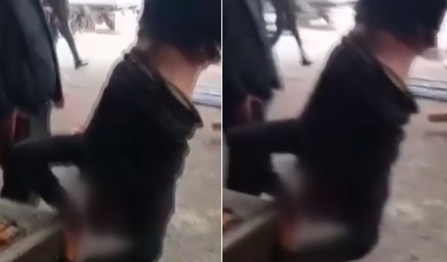 Zihinsel engelli genci ayağından vince astılar! 4 kişi gözaltına alındı