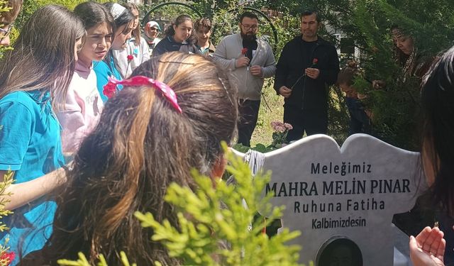 Mahra Melin Pınar, vefatının yıldönümünde mezarı başında anıldı