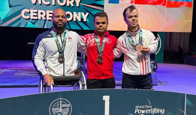 Milli para halterci Abdullah Kayapınar Avrupa şampiyonu oldu