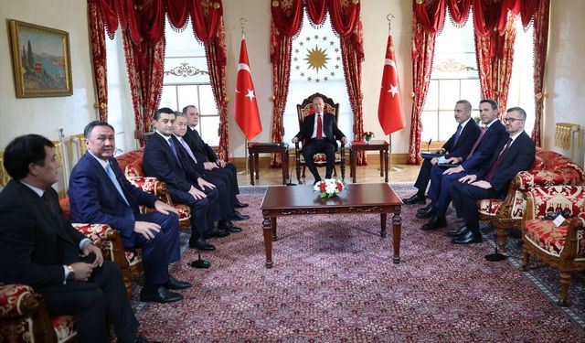 Cumhurbaşkanı Erdoğan, Türk Devletleri Teşkilatı heyetini kabul etti