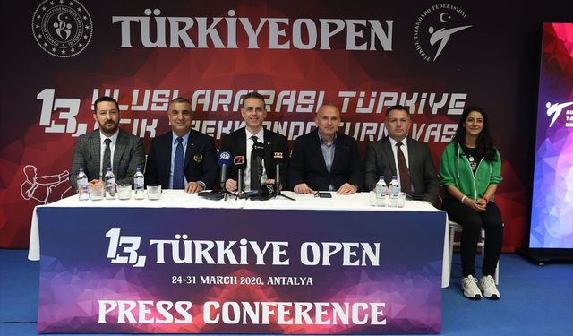 13. Uluslararası Türkiye Açık Tekvando Turnuvası yarın başlıyor