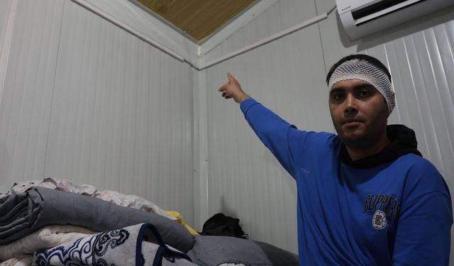 Hatay'da kabus gibi bayram sabahı: Konteynerde uyurken kafasına yorgun mermi isabet etti!