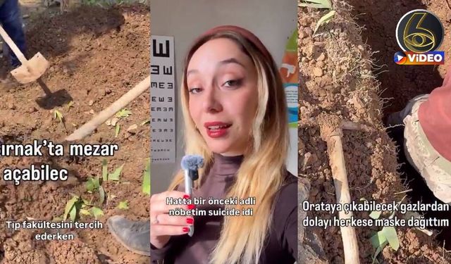 Şırnak'ta görev yapan doktordan tepki çeken paylaşım: Tıp fakültesini seçerken mezar açacağım aklıma gelmezdi