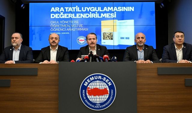 Eğitim-Bir-Sen araştırması: "Öğretmenlerin yüzde 88,2'si ara tatillerin kaldırılmasını istemiyor"