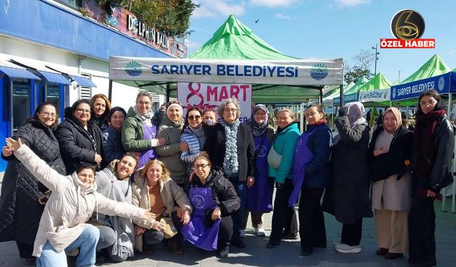 Kadın emeği Sarıyer Meydanı’nda buluştu: 8 Mart’ta dayanışma kermesi yapıldı