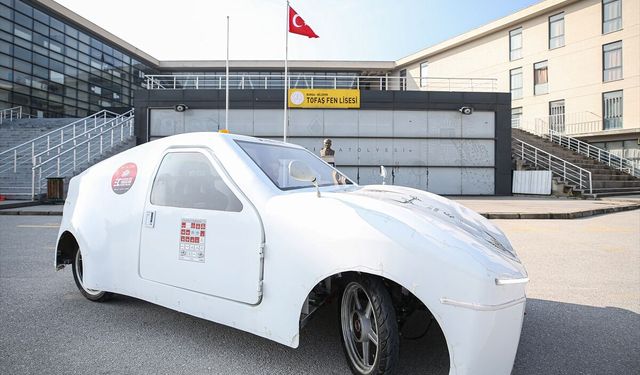 Liselilerin ürettiği elektrikli araç TEKNOFEST'e hazır